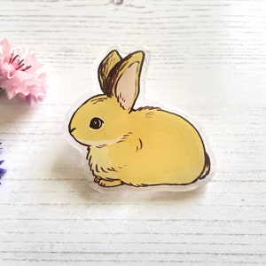 Bun Acrylic Pin