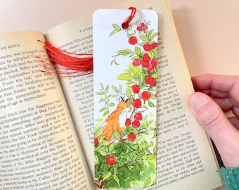 Apple Cat Bookmark | Cute Bookmark | Gifts for her | Cat Bookmark