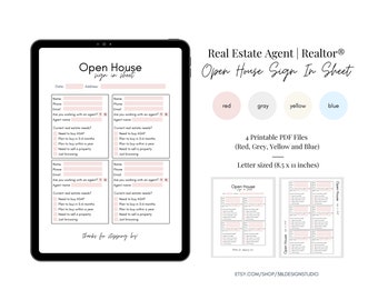 Vastgoed Open Huis Aanmeldingsblad, Open Huis Aanmelden, Open Huis Tekenen, Open Huis Formulieren, Onroerend Goed Tekenen, Aanmeldingsblad, Open Huis