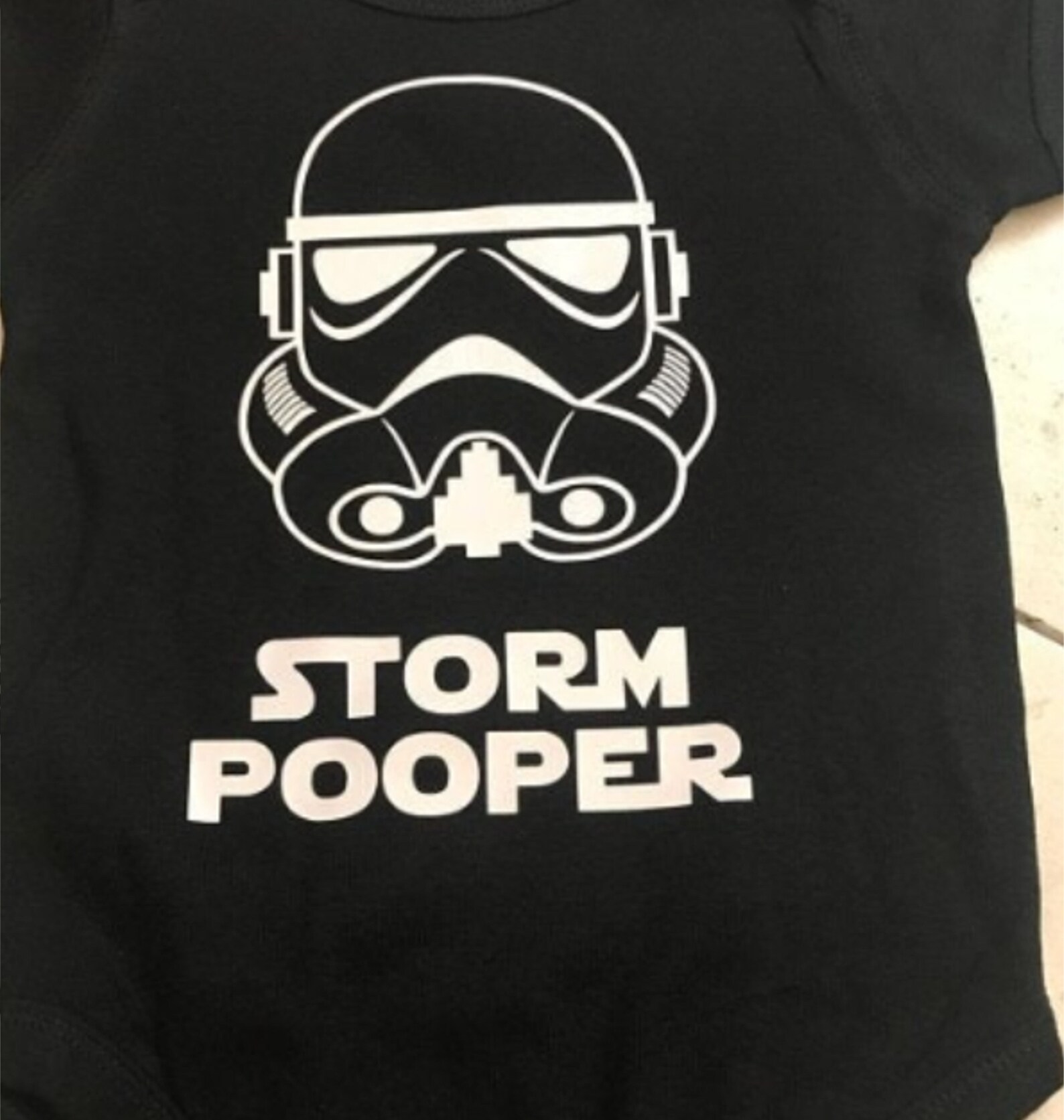 Storm Pooper Trooper SVG Baby Starwars Onesie Downloadable for Etsy