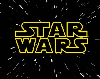 Star Wars SVG Descargar Star Wars Logo Clip Art para Cricut Vinyl Cutter Cricut Sillhouette y otros cortadores de vinilo