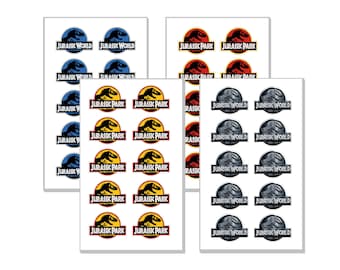 Jurassic Park or Jurassic World Movie Decal Stickers