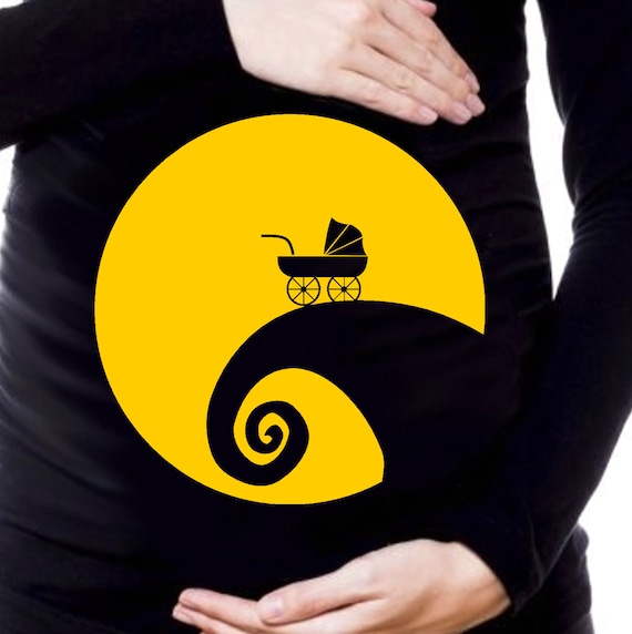 Maternity Svg Nightmare Jack And Sally Pregnant Maternity T Shirt Download Clipart Cut With Sillhouette Or