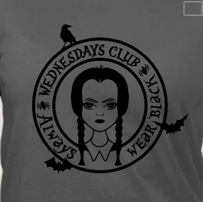 Wednesday Addams SVG