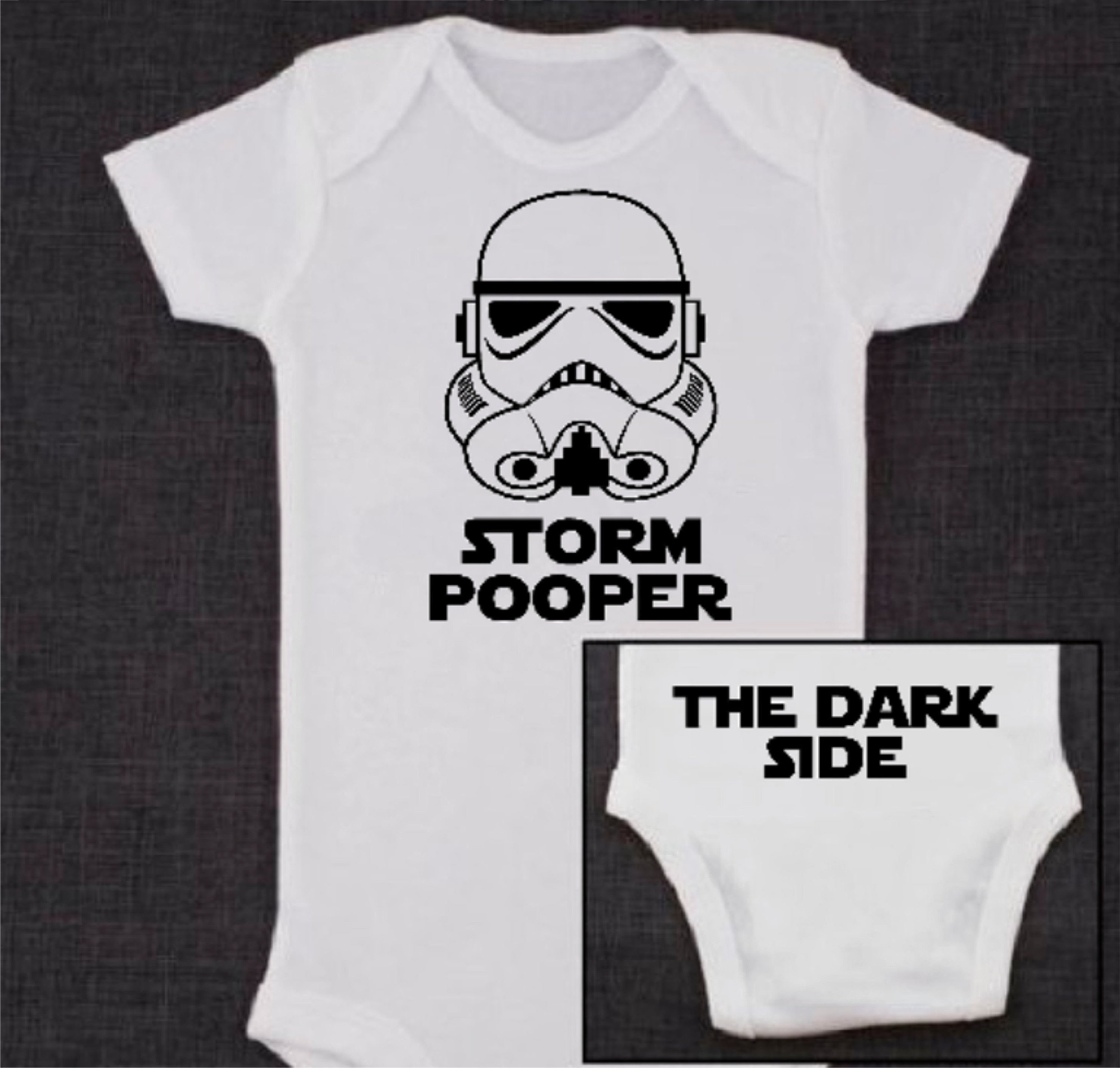 Storm Pooper Trooper SVG Baby Starwars Onesie Downloadable for Etsy
