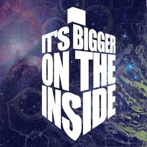 Tardis SVG Dr Who Bigger On The Inside clipart Download cut with Sillhouette or Cricut Vinyl Cutter Car Decal