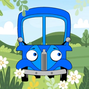 Little Blue Truck SVG sauber SVG Clipart Download Photo Booth Prop Print oder schneiden mit Sillhouette oder Cricut Schneideplotter