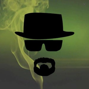 Walter White SVG Breaking Bad グラフィックをダウンロード Tシャツまたはビニールグラフィック Cricut Sillhouette やその他のビニールカッターでカット