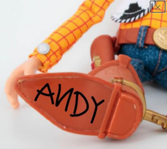 toy story andy foot