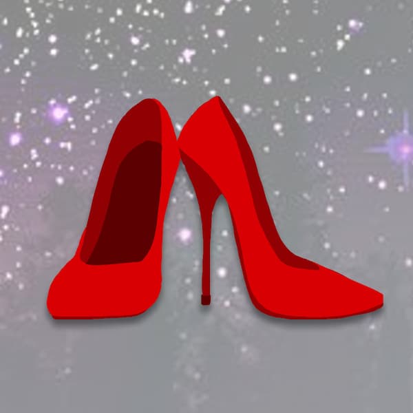 Red Heels SVG Ruby Slippers High heels Stilettos Instructions Download Graphics T-shirt or Vinyl graphics for Cricut or other Vinyl Cutters