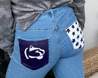 Custom Painted Jeans