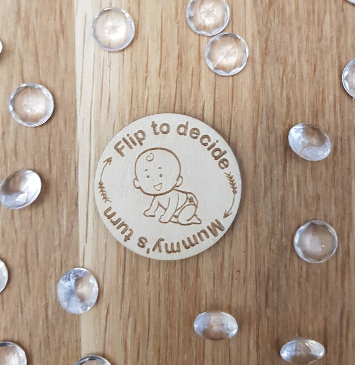 New Parent Decision Coin,fun Flip Coin,fate Coin,fun Baby Gift,custom