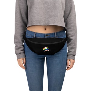 Mario Toad Rainbow Pride Fanny Pack
