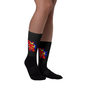 ZAP Comic text Socks