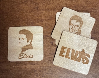 Elvis Coaster Set