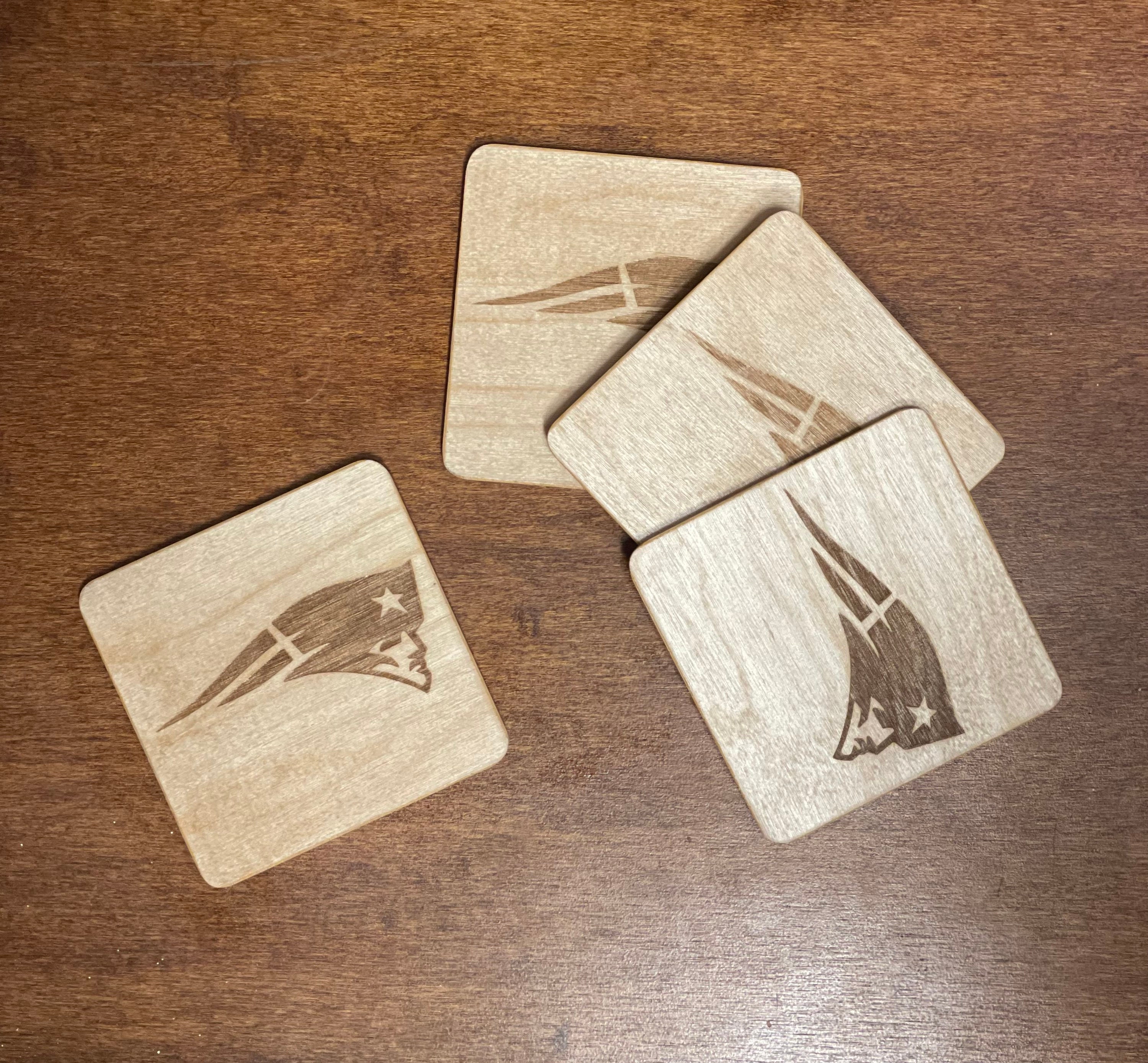 Patriots Logo Pumpkin Stencil