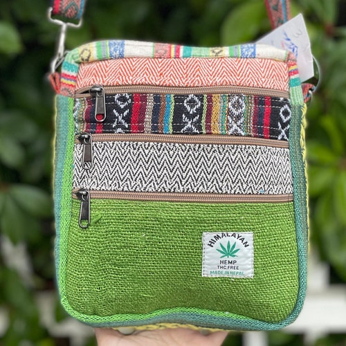 Himalayan Hemp Mini Bag Etsy
