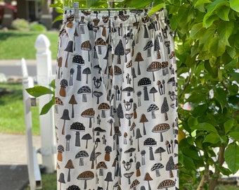 Pantalones con estampado de hongos: pareo de playa hippie bohemio hecho a mano