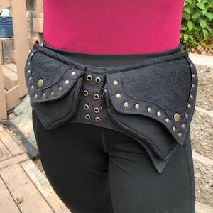 Gorgeous Leaf Design Fanny Pack Hip Pack Waist Pack west pack Sports Pack Running Belt Renaissance Belt Steampunk Belt | Handmade with Love