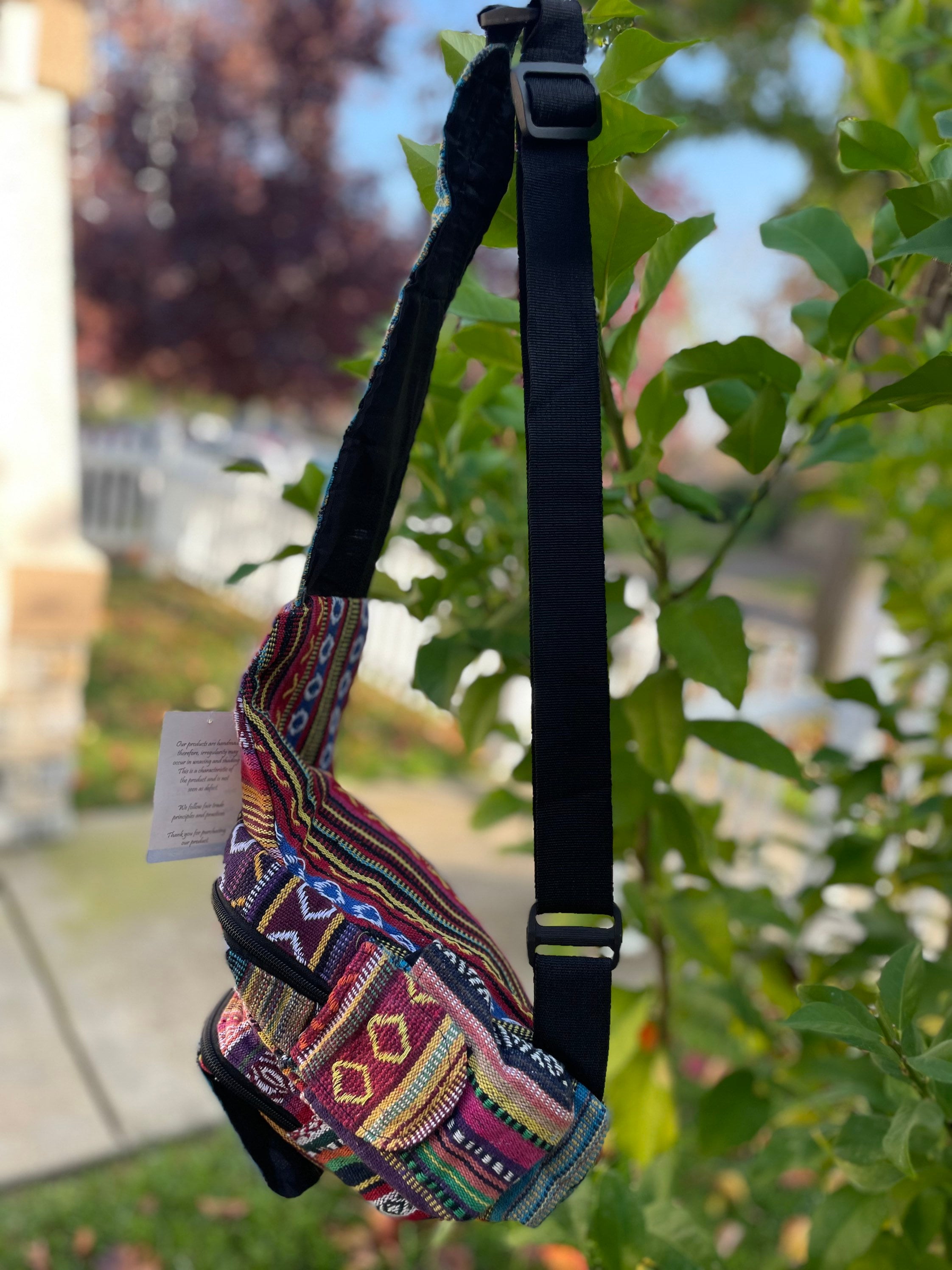 Boho Himalayan Cotton Crossbody Sling Backpack Sling Bag Travel Hiking Chest Bag Daypack Holiday Gifts for Men and Women Free Shipping Etsy Canada
