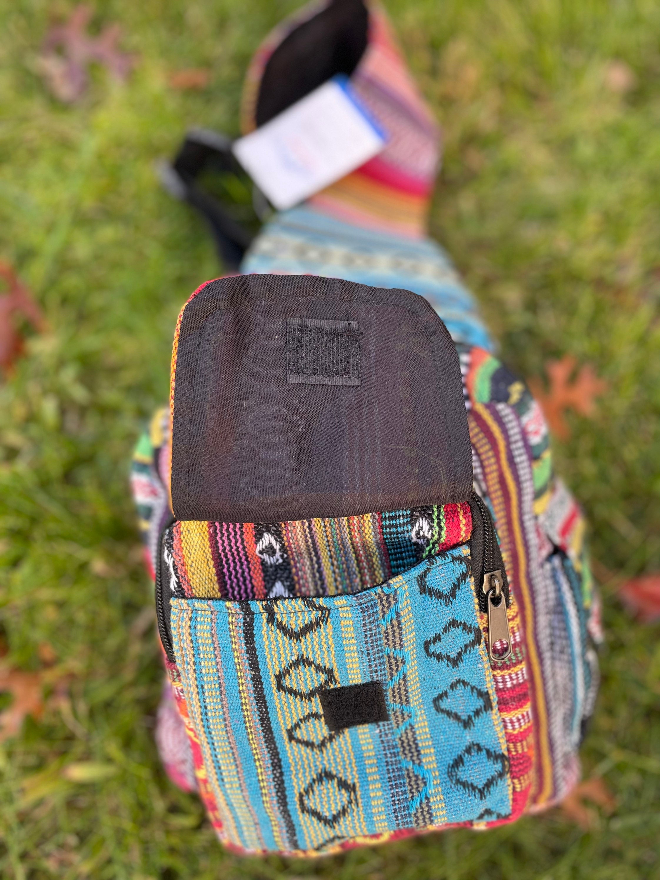 Boho Himalayan Cotton Sling Backpack: Travel Chest Bag - Etsy