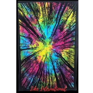 Multi color Forest Locust Indian Tapestry Wall Hanging Boho Bedding Halloween Decor Linen Picnic Bedspread  Hippie Boho cotton Fabric