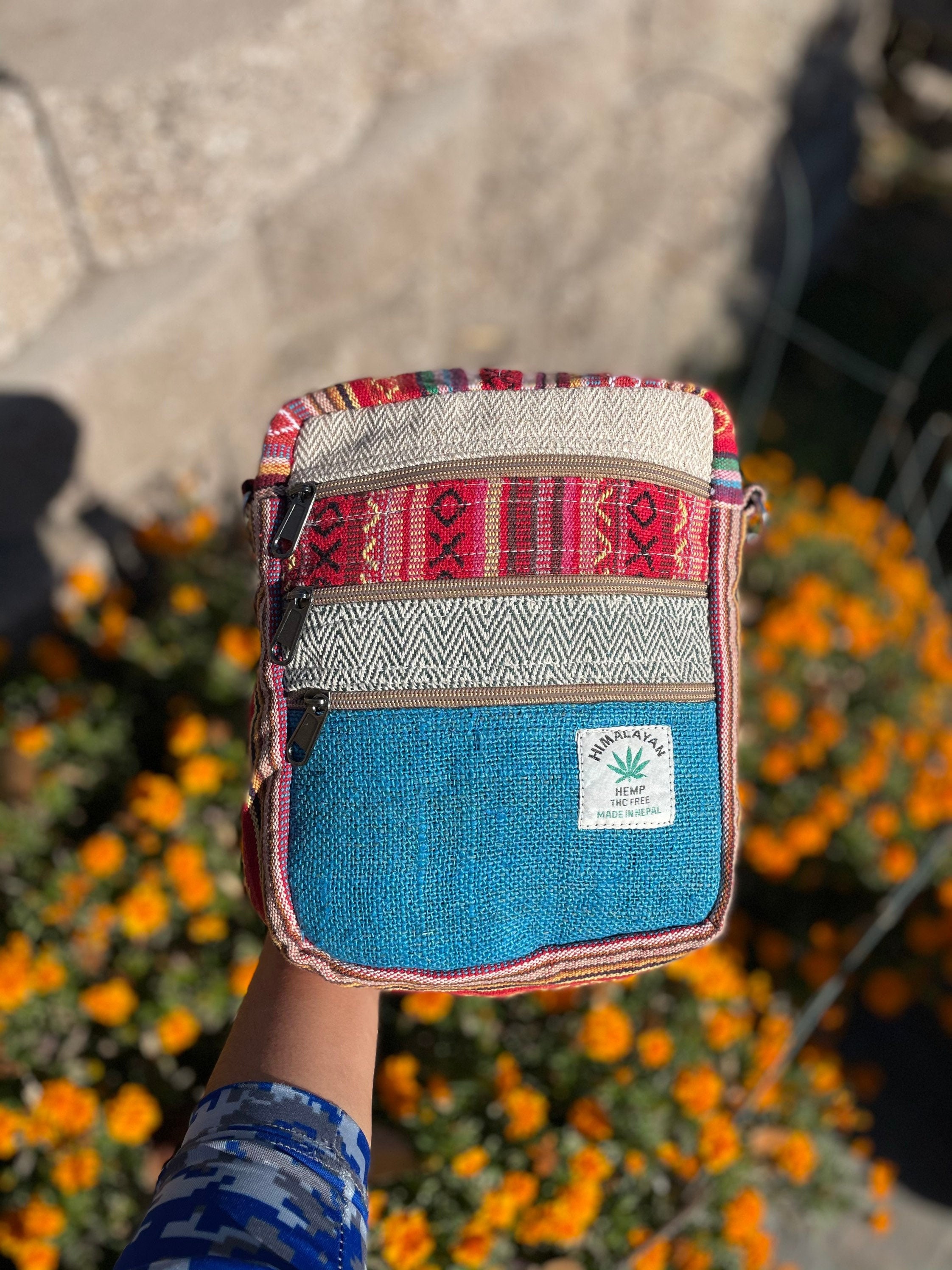 Indian Textile Messenger Bag Amazon.com: Indian Hando Art 10 main image 3