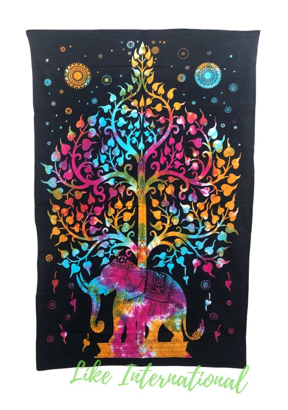 Elephant Tree of Life Tapestry | 5 Colors Elephant Tree of Life Tapestry | 5 Colors