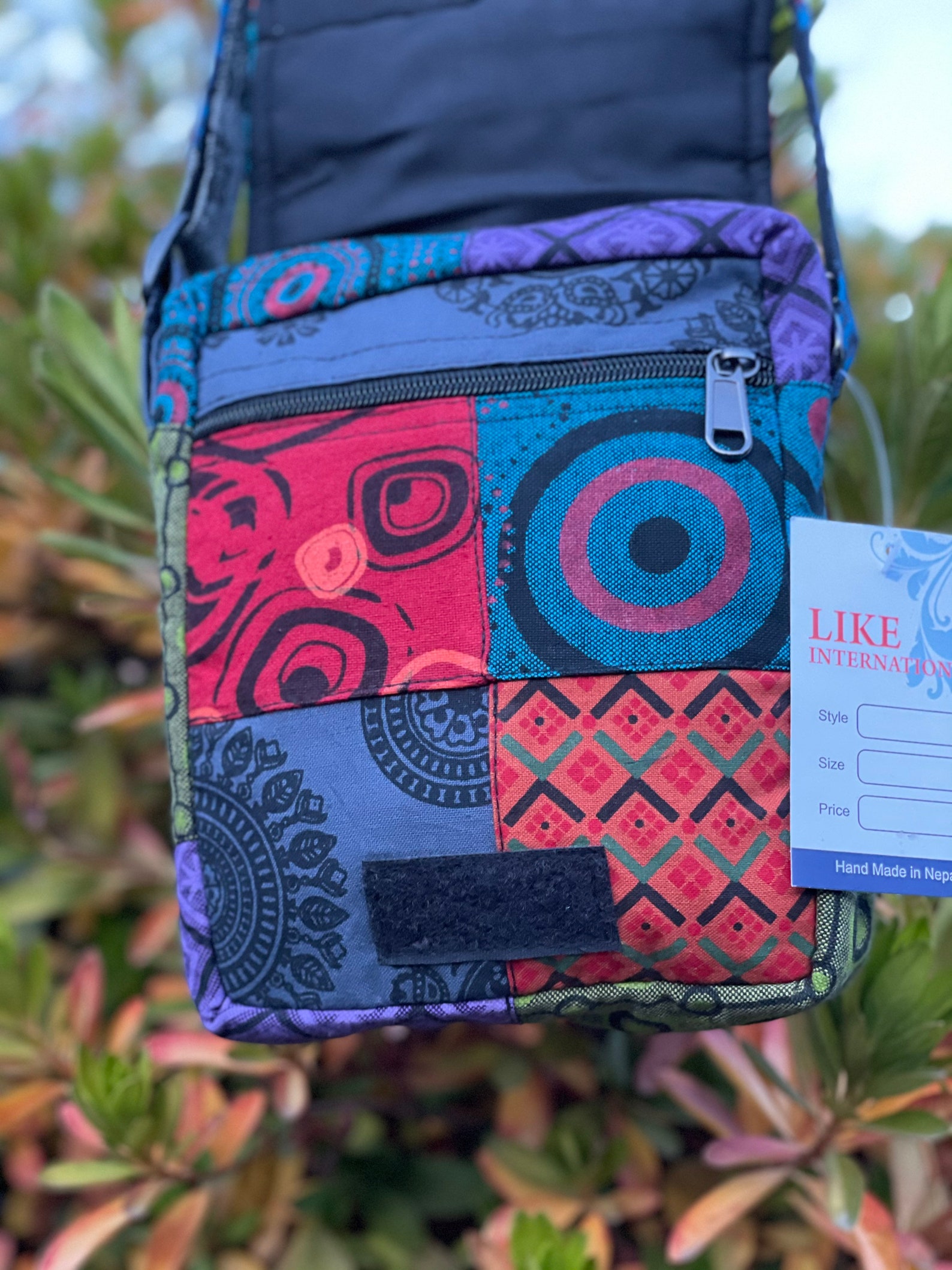 Colorful Boho Patch Work Shoulder Bags Cotton Bohemian Etsy