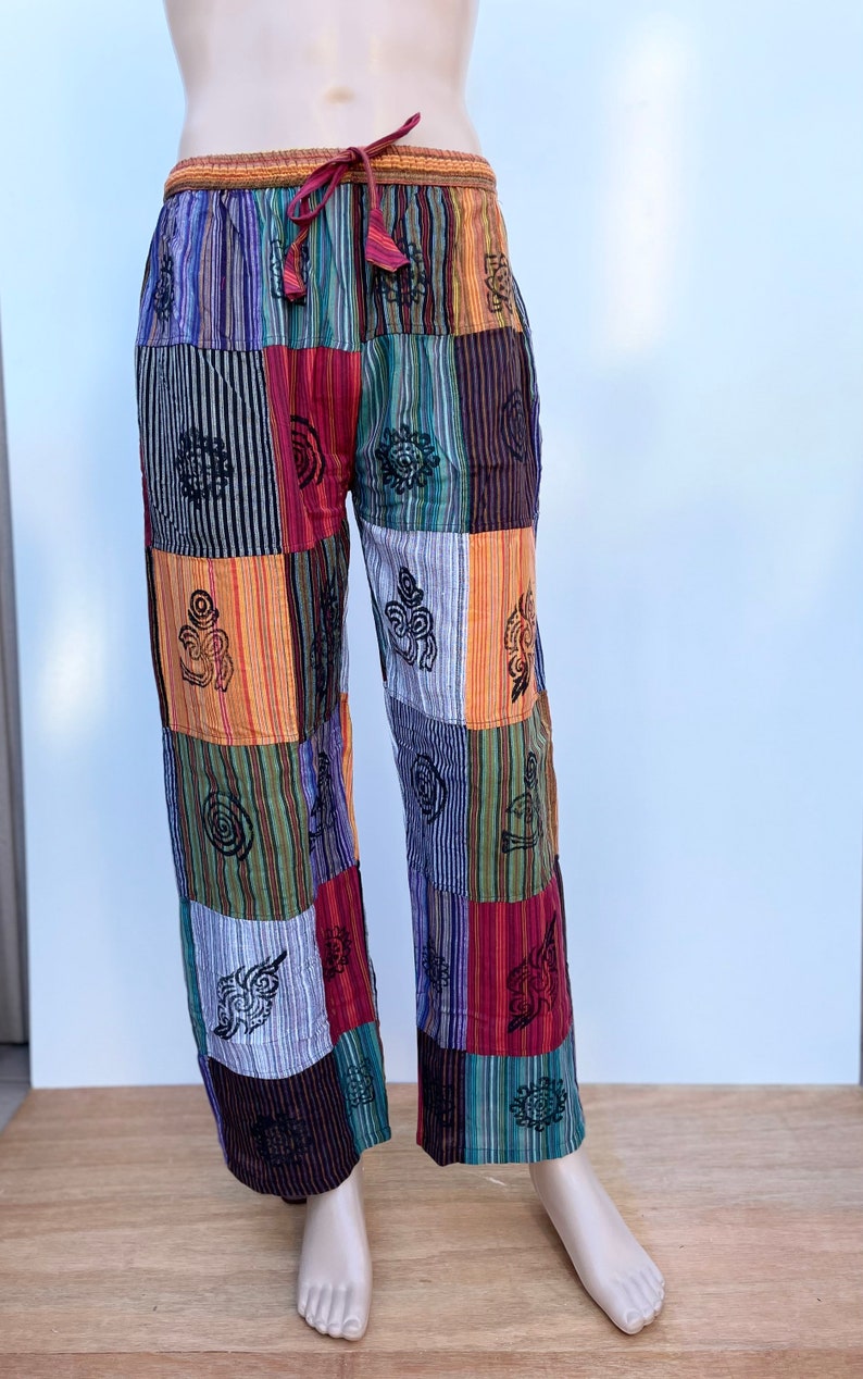 Summer Hippie 60's Style Straight Leg 