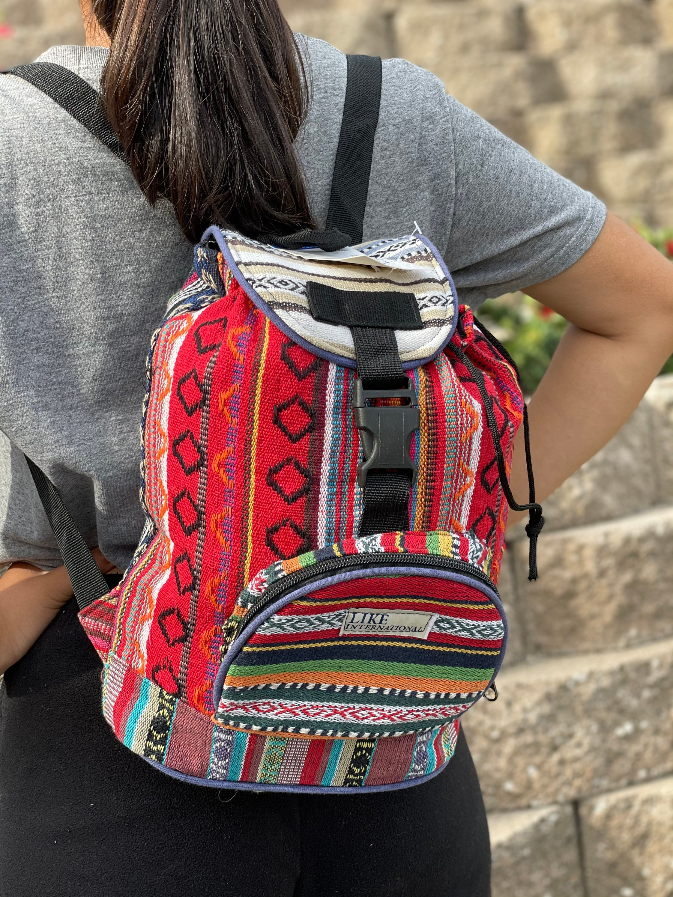 Multi-purpose Mini Himalayan Cottondrawstring Backpack