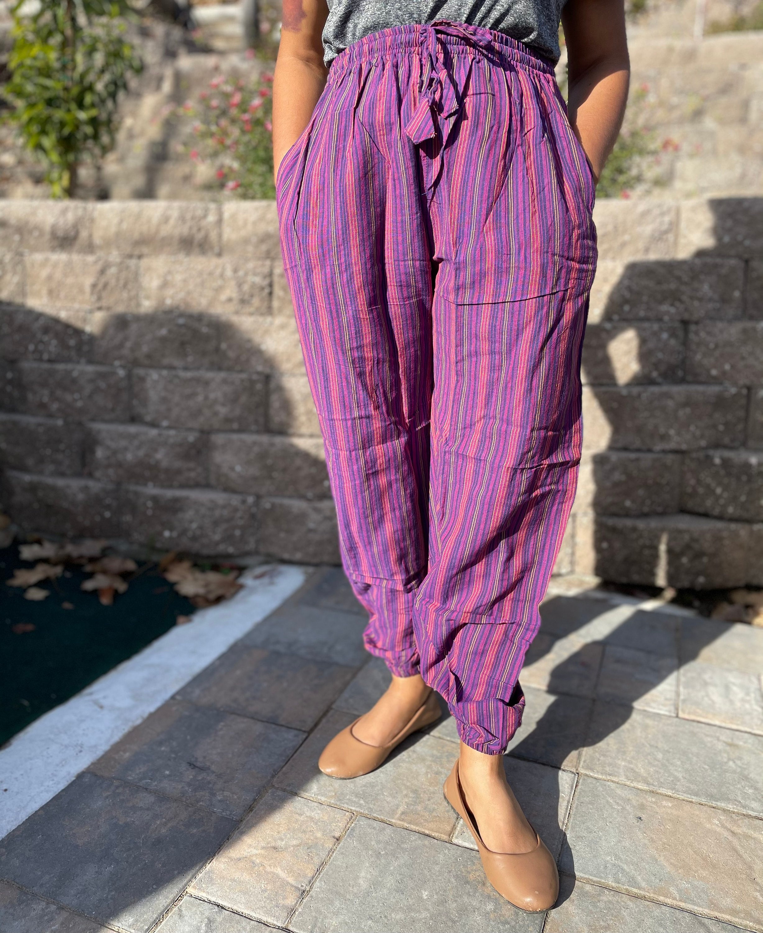 Boho Striped Pants -  Canada