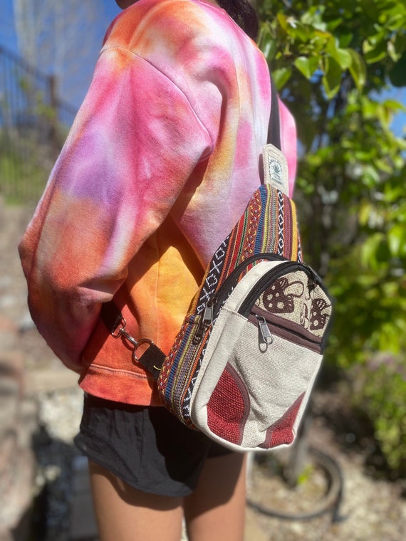 Kleine Umhängetasche / Brustbeutel - 28,7x15,7 Cm, Polyester, Verstellbarer Gurt, Mehrere Fächer Für Handy, Schlüssel, Outdoor