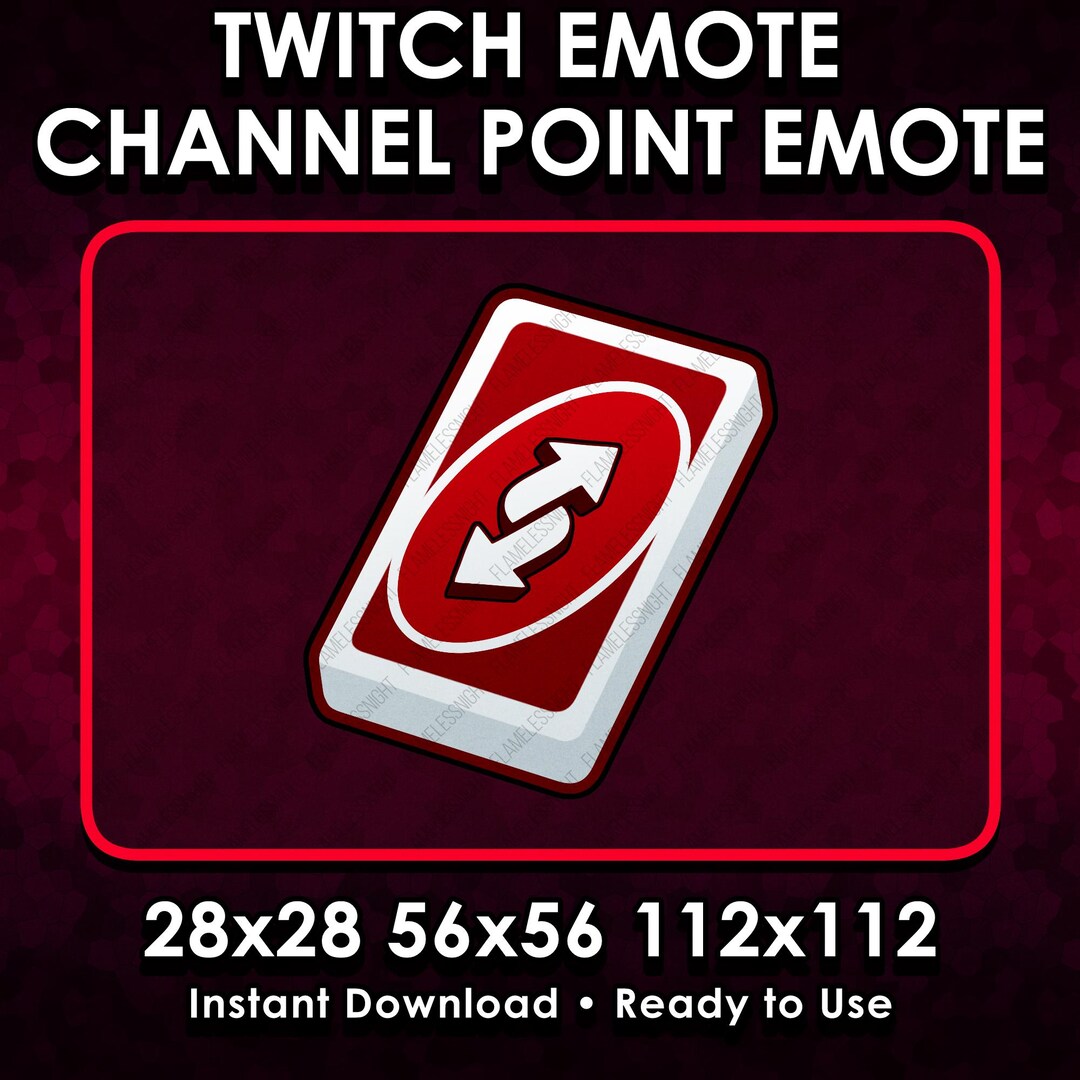 Reverse Card - Twitch Emote | Twitch Channel Point | Channel Point ...
