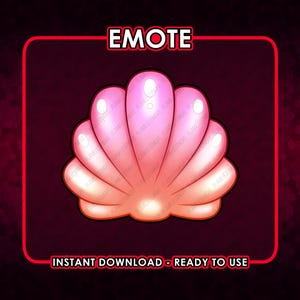 Seashell | Emote & Channel Point Icon | Twitch Discord Youtube Kick