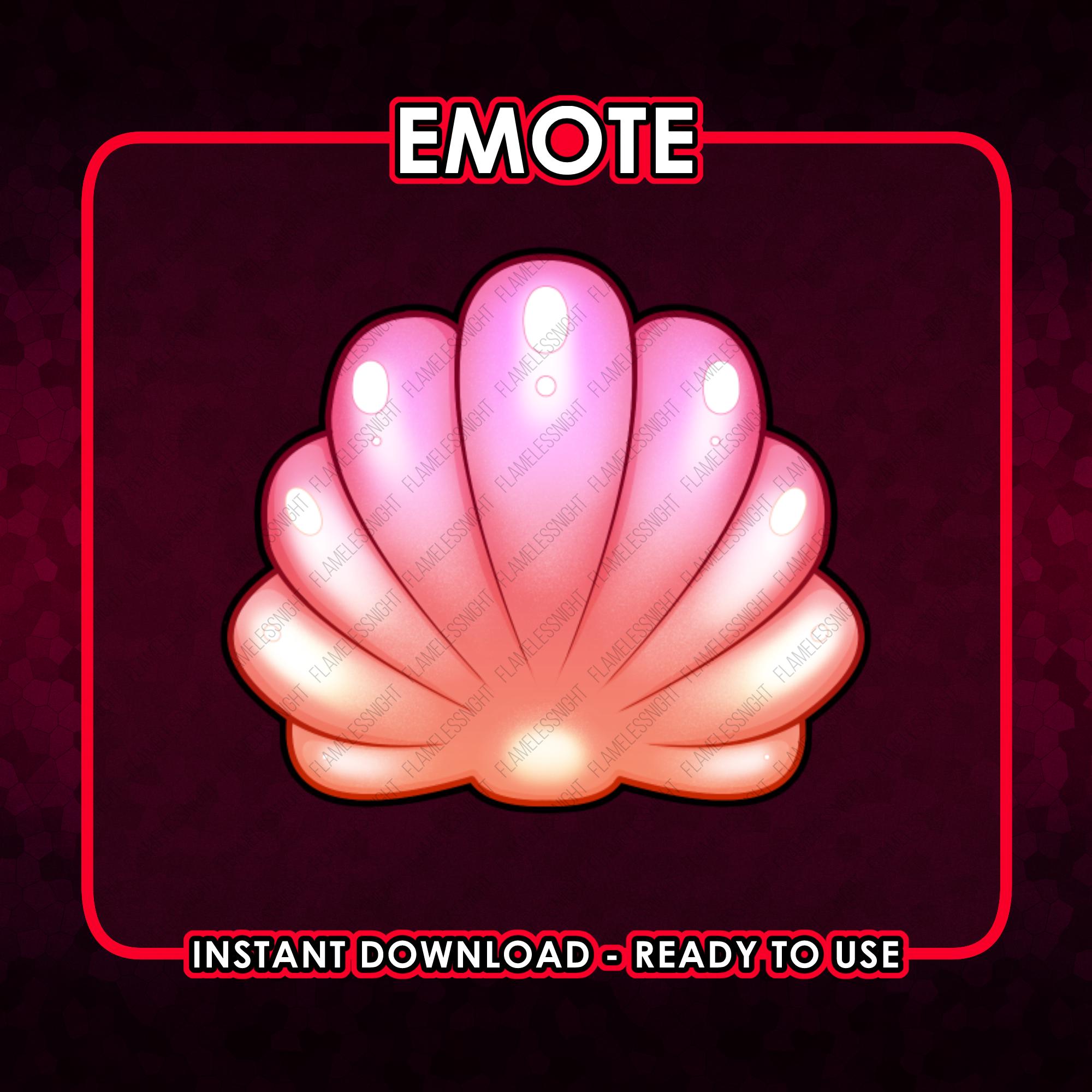 Seashell | Emote & Channel Point Icon | Twitch Discord Youtube Kick - Etsy