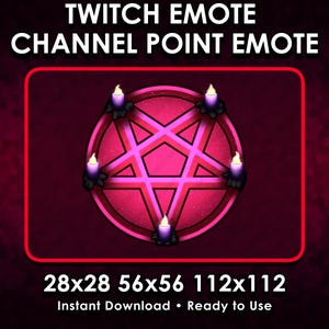 Summoning Circle - Twitch Emote | Twitch Channel Point | Channel Point Redeem | Stream Emote | Ready to Use | Instant Download