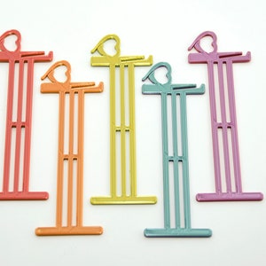 Set of 5 Large Yarn Bobbins 5.5&quot; size