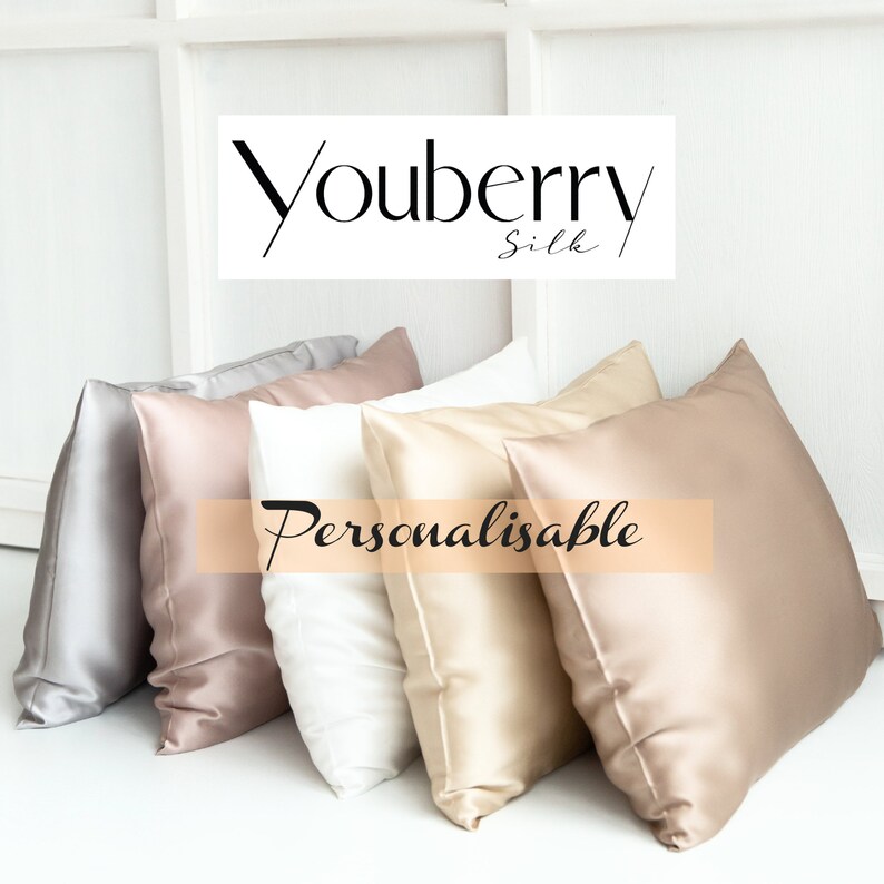 personalised silk pillowcase