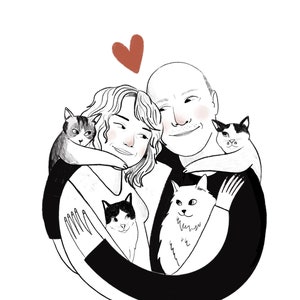 CHRISTMAS GIFT IDEAS - Economical personalized digital drawing idea for birthdays, anniversaries, Christmas or other occasions