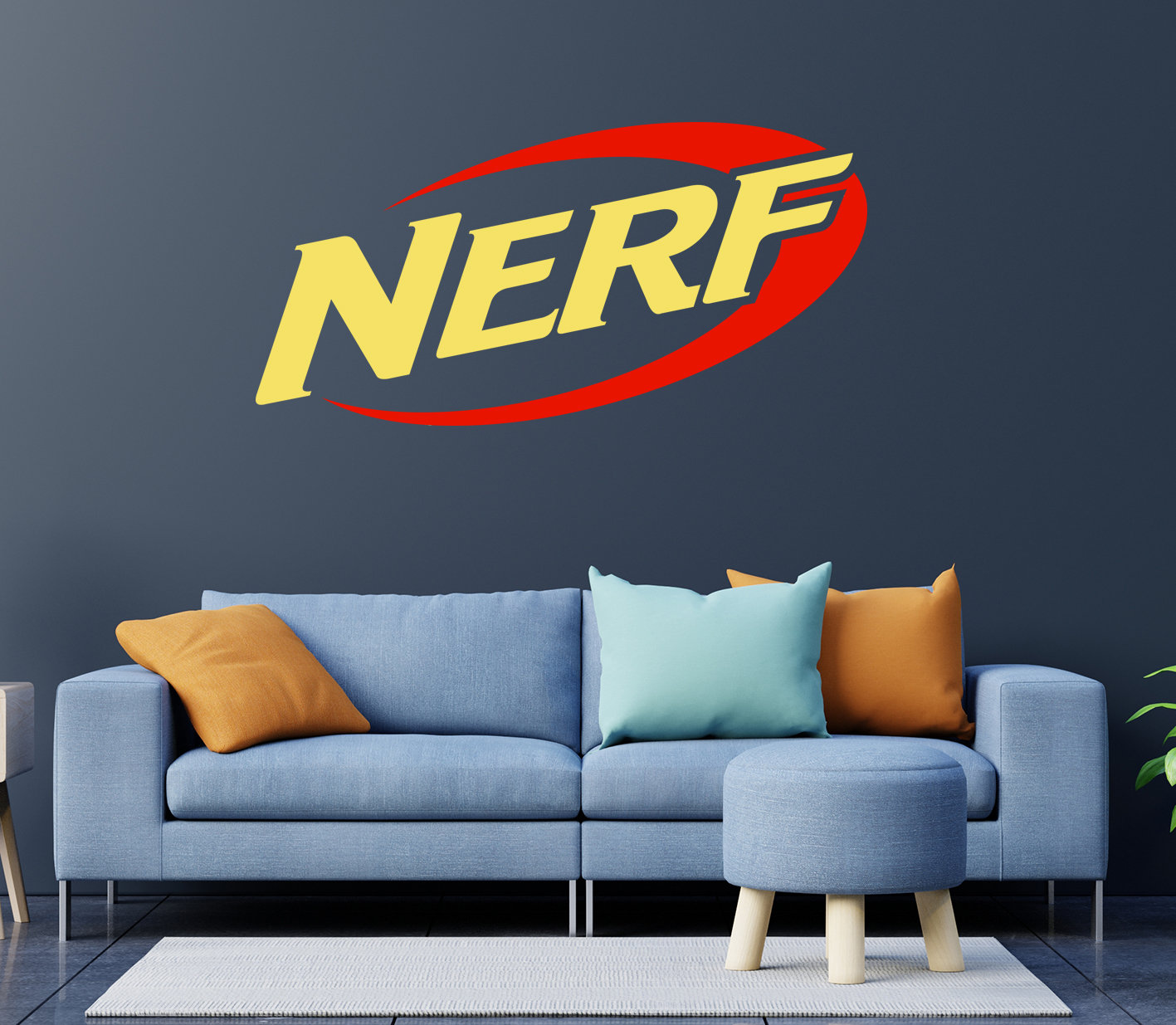 Retro Classic NERF Logo Car Laptop Wall VINYL DECAL STICKER 195