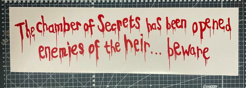 Chamber of Secrets Has Been Opened Enemies of the Heir Beware Decal Etsy Chamber of Secrets Has Been Opened Enemies of the Heir Beware Decal Etsy