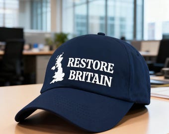 Restore Britain Navy Blue Baseball Cap