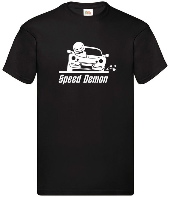 Speed Demon T-shirt Personalised - Etsy