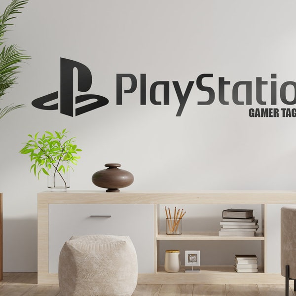Playstation Wall Decal Etsy
