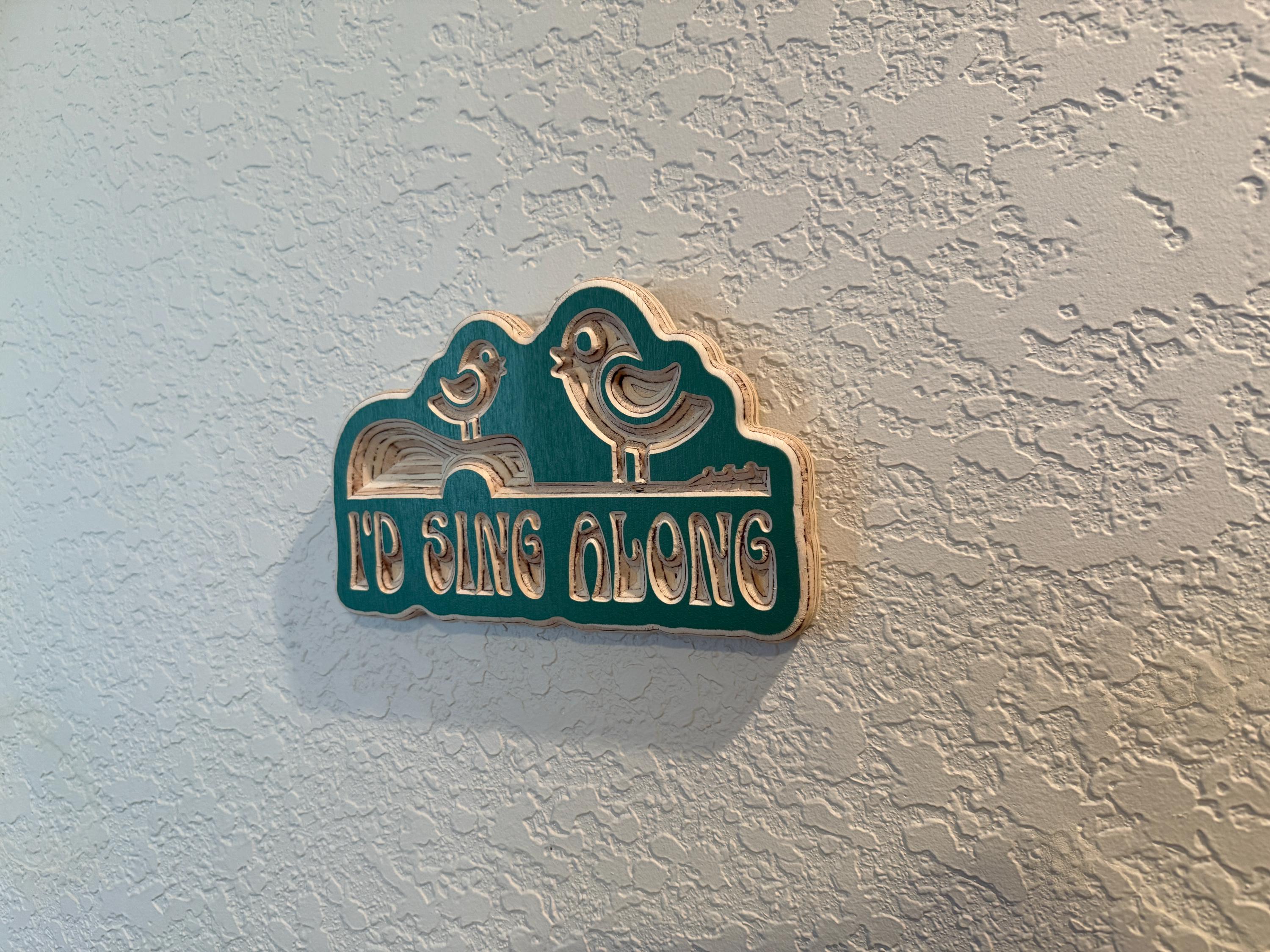Billy Strings I'd Sing Along Sign - Etsy