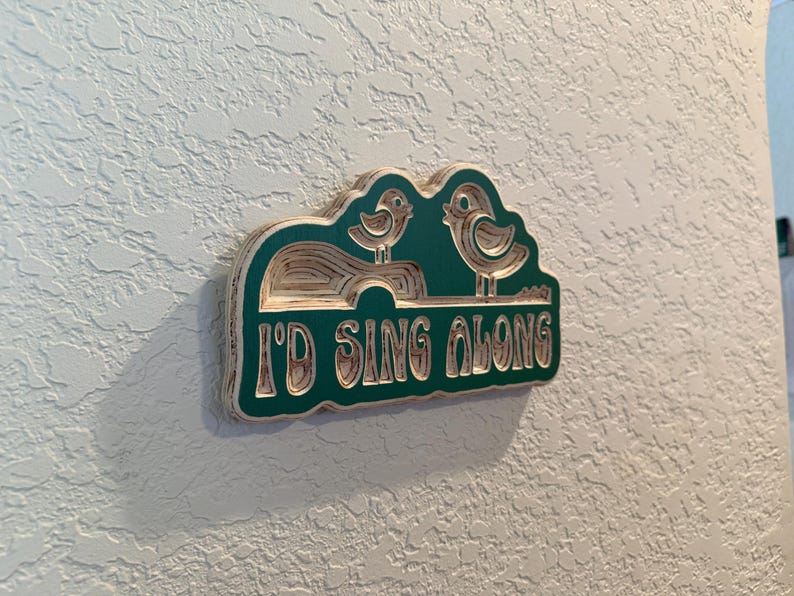 Billy Strings I'd Sing Along Sign - Etsy