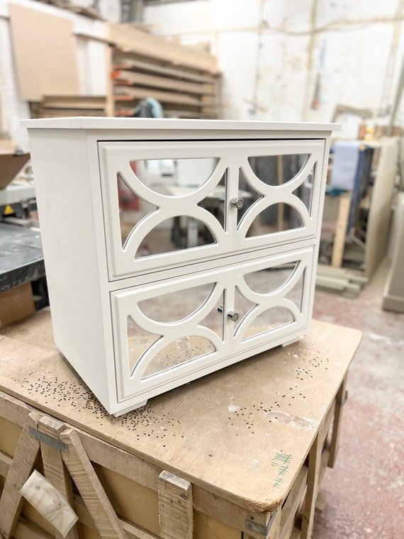 Mirrored bedside tables The Florence collection