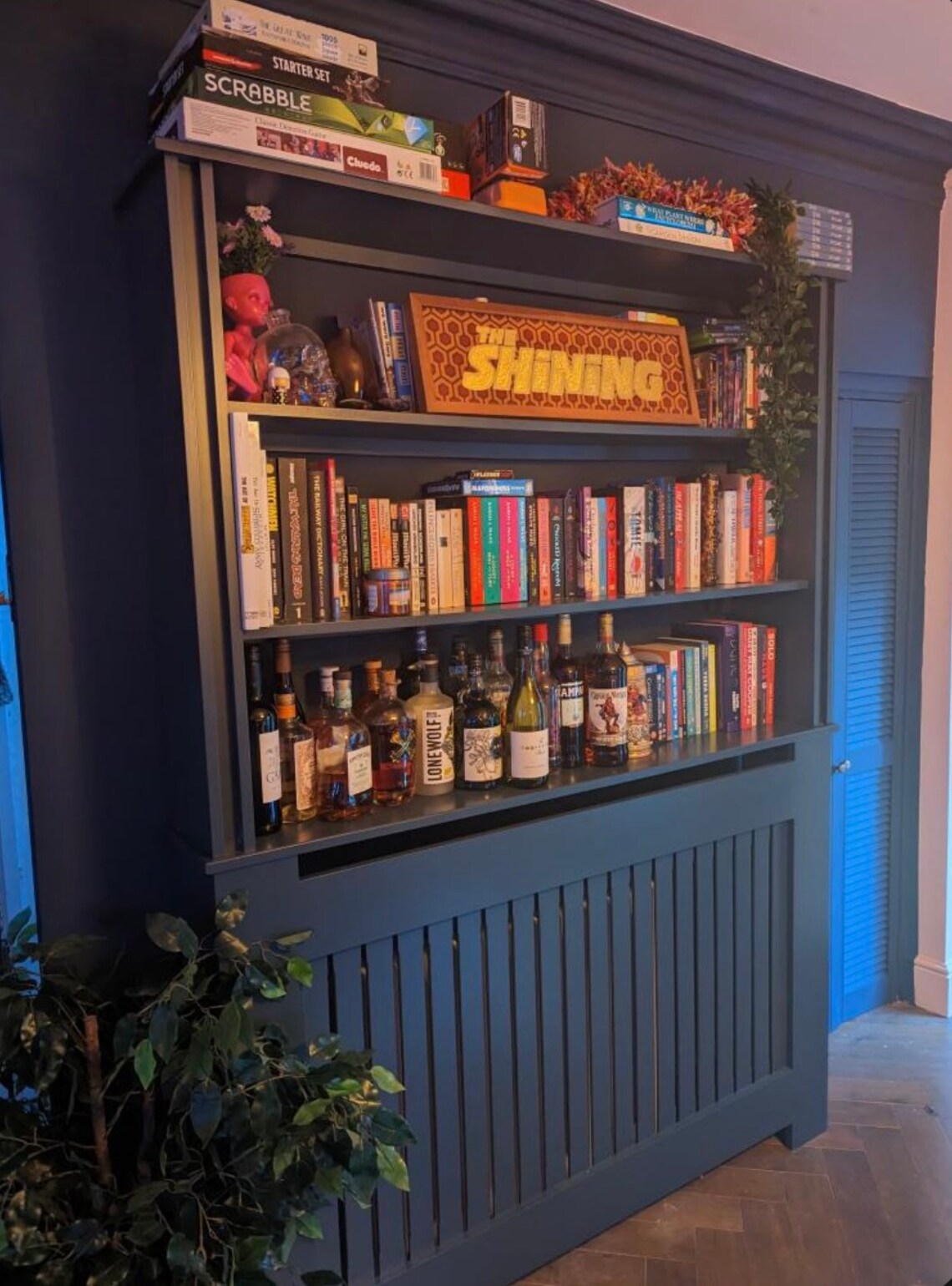 Bookcase Radiator Cover Made to Order Bookshelf Radiator Etsy UK