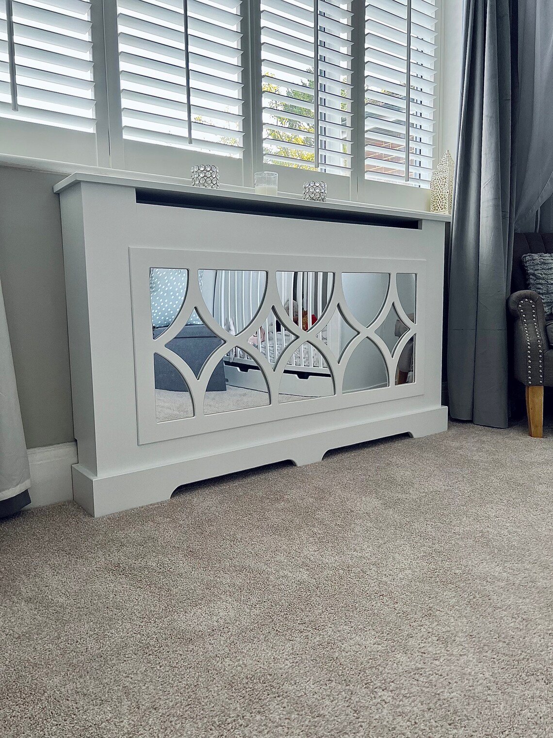 Bespoke Mirrored Radiator Cover Custom UK Etsy